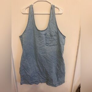 Universal Thread Light Blue Denim Midi Dress